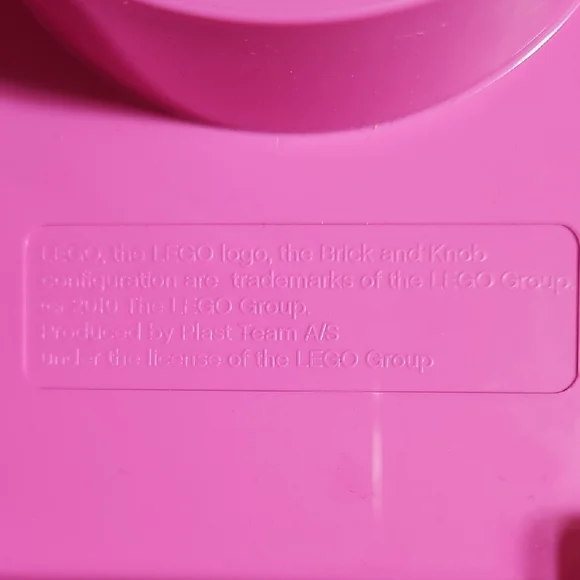 LEGO Large Vibrant Pink Stackable Organizer Storage Cube - Picture 3 of 12